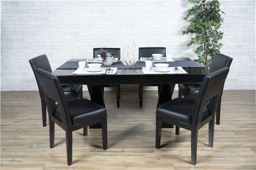 4 Black Helmsley Chair Combo