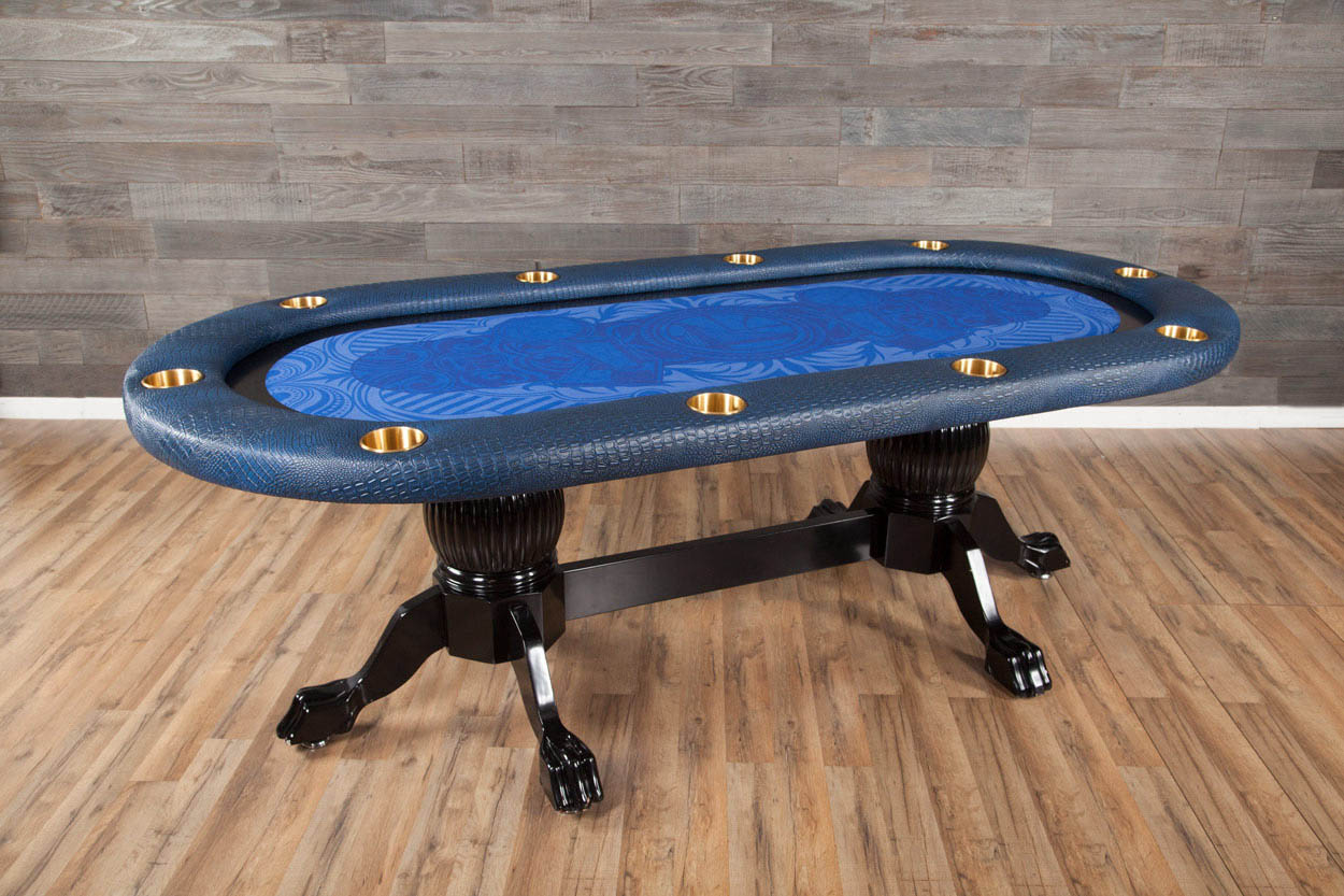 wood poker table with folding legs