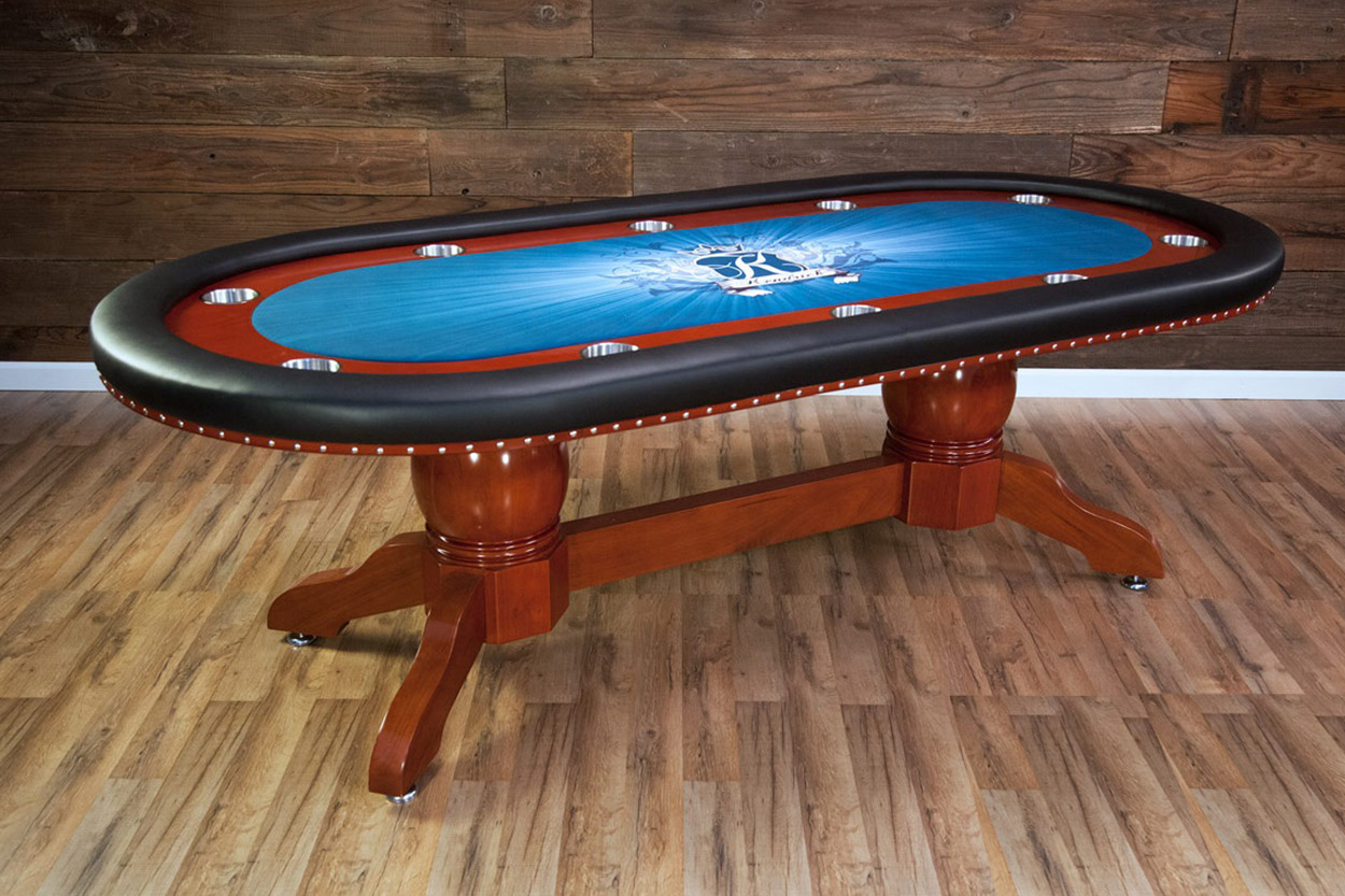 The Rockwell High end furniture poker table with dining top options