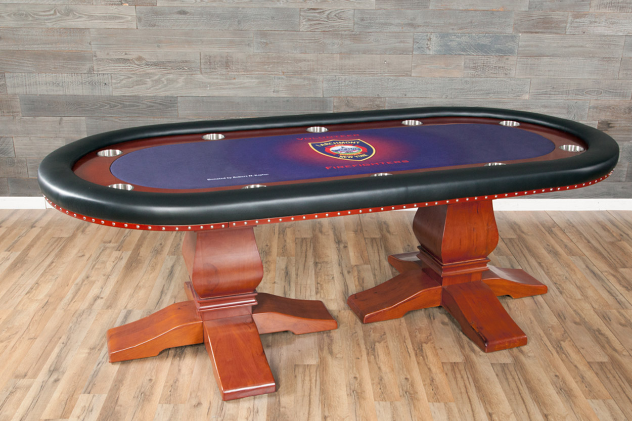 The Rockwell High end furniture poker table with dining top options