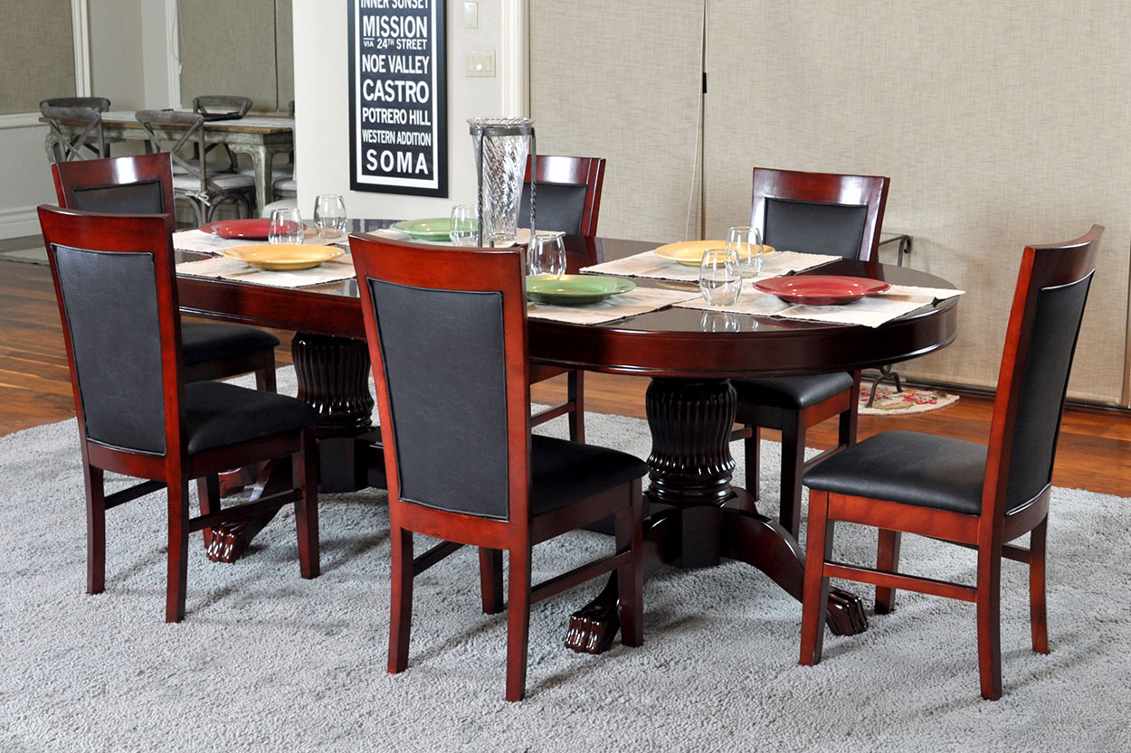 The Rockwell High end furniture poker table with dining top options