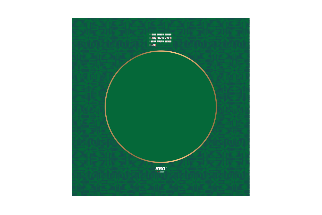 Smart Fold Round Mat - Lucky Streak