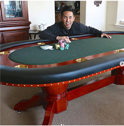 Luxury custom poker tables