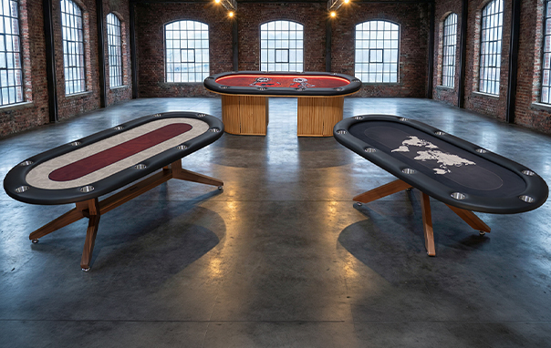 Oval Poker Table