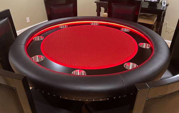 Round Poker Table