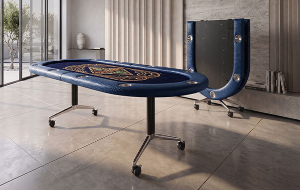 Portable poker table