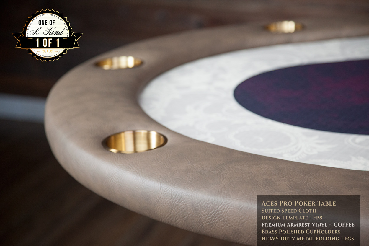 "In The Bluff" iShowroom Custom Aces Pro Tournament Poker Table (4)