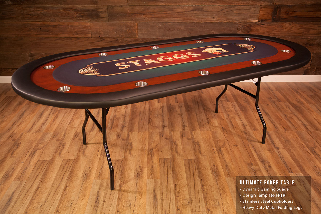 10 Player Poker Table Plus Other Styles, Shapes & Sizes