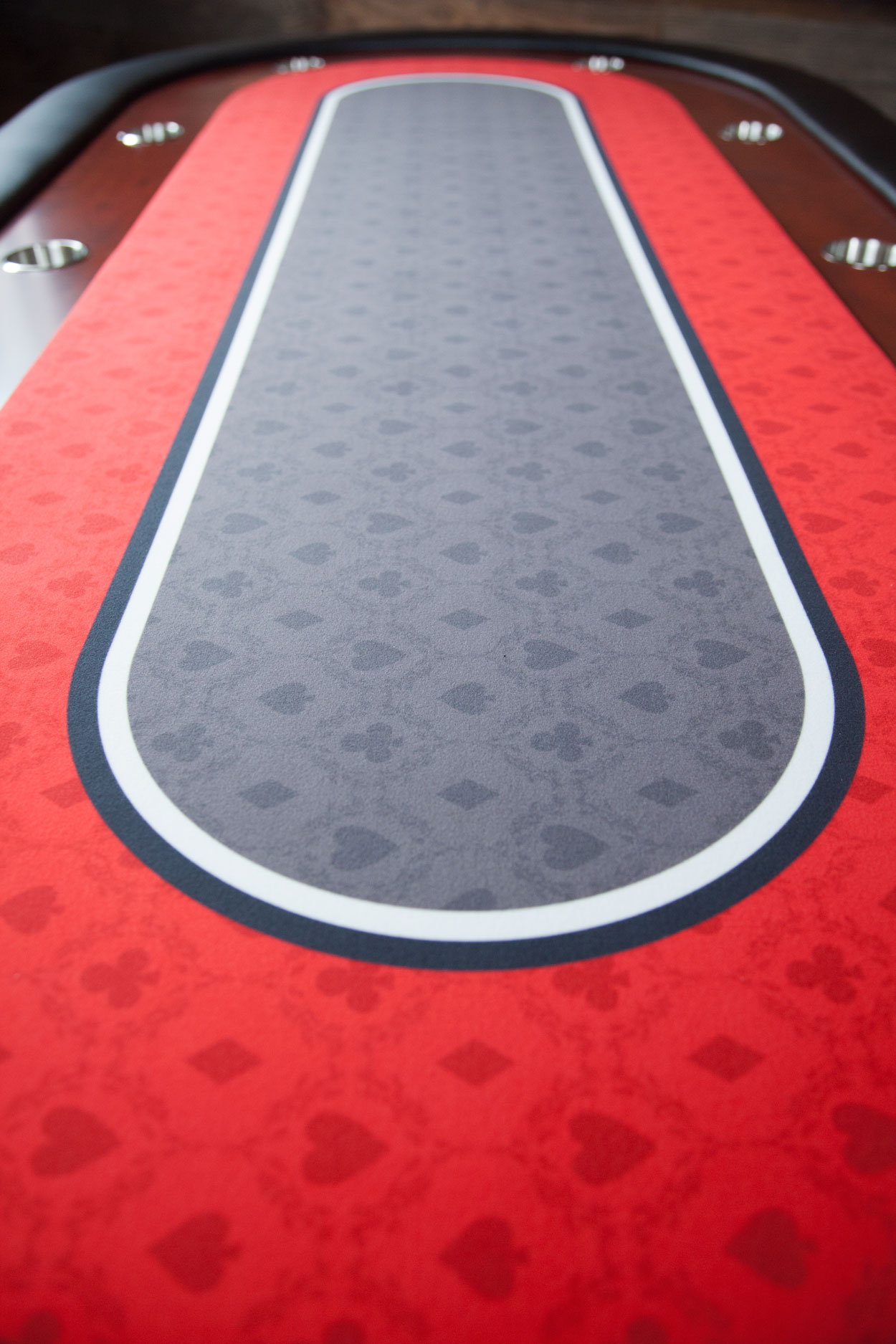  “Big Red” iShowroom Custom Ultimate Poker Table  (2)