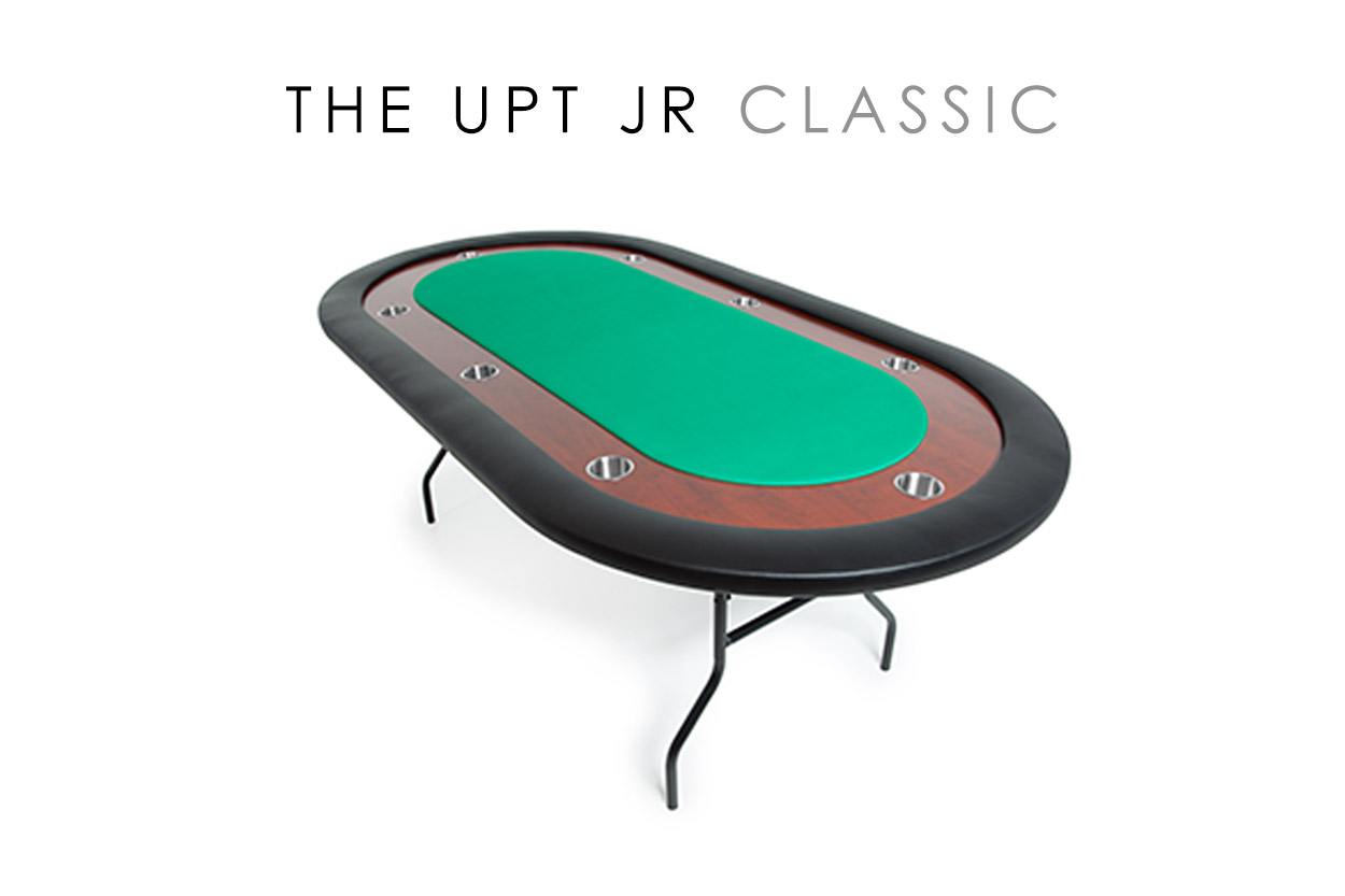 The Ultimate Poker Table Jr with Mahogany Racetrack