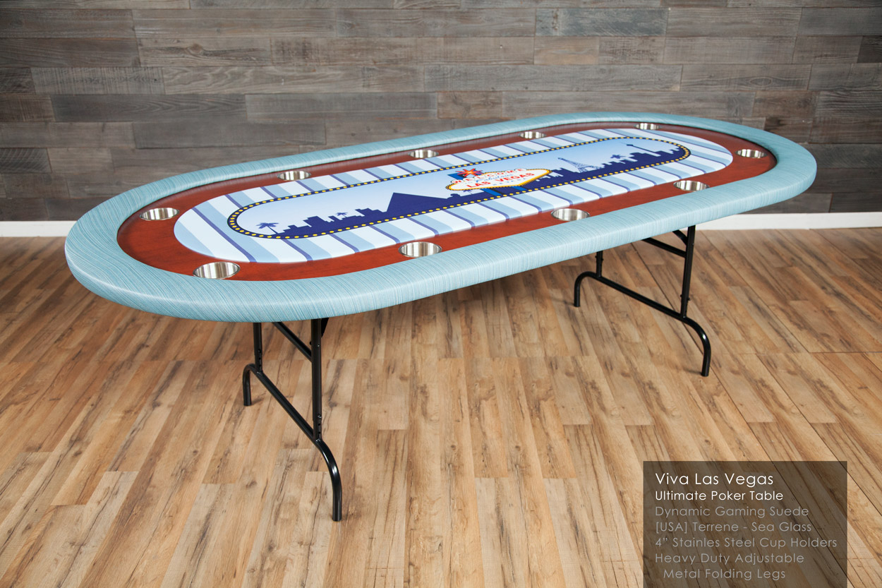 "Viva Las Vegas" iShowroom Custom Ultimate Poker Table