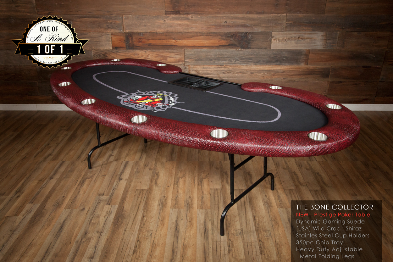 "Bone Collector" iShowroom Custom Prestige Folding Poker Table (0)