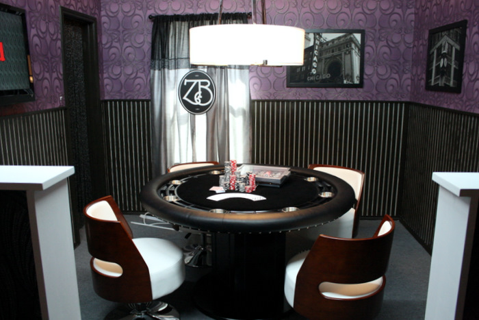 Game Room Design with Nighthawk Poker Table, HGTV