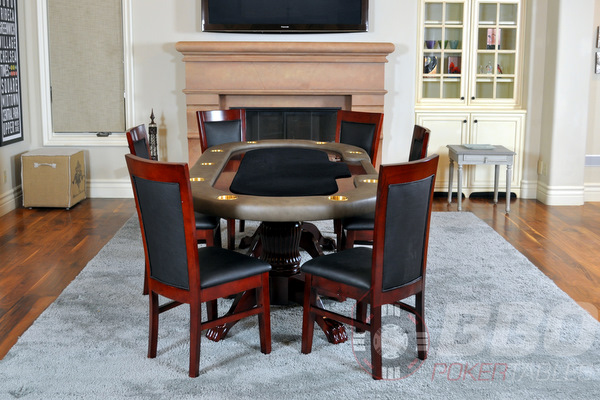 Classic Dining Poker Chairs - Mahogany (0)