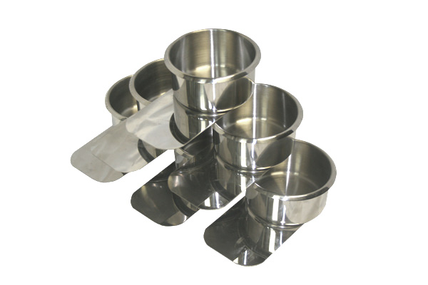 4in Stainless Slide-In Cup Holders per piece